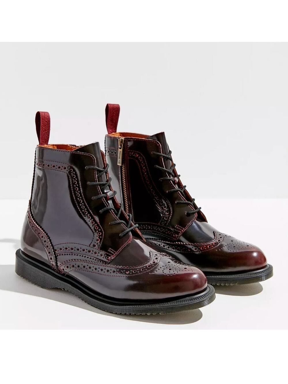Dr. Marten’s Women’s Oxblood Wingtip Leather Lace-Up Boots
